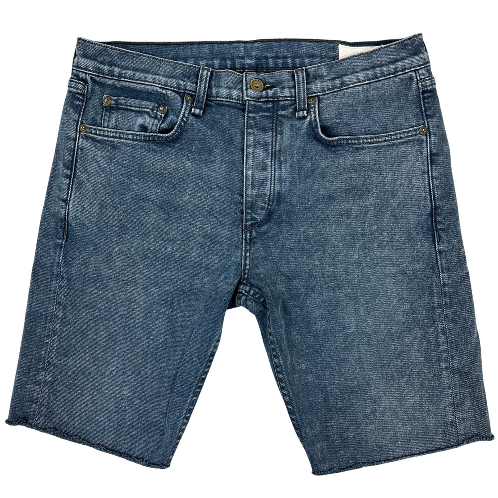 Rag & Bone Dad Jean Shorts Sz 33" Cutoffs Stretch Extra Slim Grunge Retro Jorts